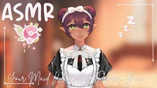 [ASMR] RP   Maid Relaxes You - With DaChickTries