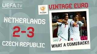 NETHERLANDS 2-3 CZECH REPUBLIC, EURO 2004 | VINTAGE EURO