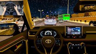 2021 Toyota RAV4 Prime - City Car Driving | Traffic jam [Thrustmaster T300RS gameplay]