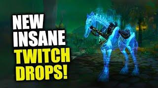 NEW TWITCH DROPS! Ghastly Charger TCG Mount - Get $1400 Mount For Free! WoW The War Within | TWW