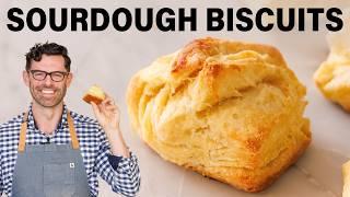 Flaky Sourdough Biscuits Recipe