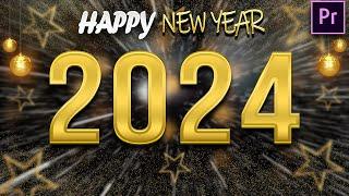 Happy New Year 2024 Video Animation Tutorial in Premiere Pro