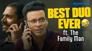 Manoj Bajpayee and Sharib Hashmi Being Best Duo 🫂 | The Family Man | Web Series | Prime Video India