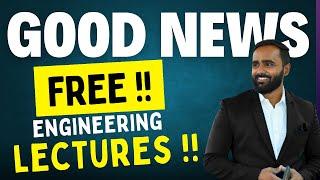 GOOD NEWS FREE ENGINEERING LECTURES @pradeepgiriacademy