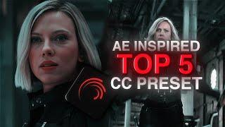 Ae inspired top 5 cc  | After motion primium cc | Sunder tutorial #cc