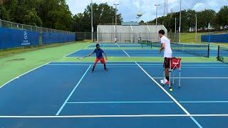 Low Forehand Fundamentals On Court With Vincent Simone in Tallahasee, Flordia