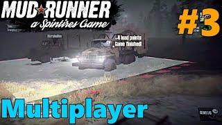 SpinTires Mud Runner: PC MULTIPLAYER Let's Play, Part 3 | WE FINISHED ISLAND!! All Deliveries
