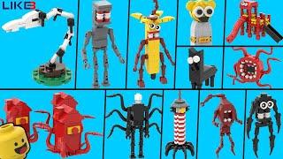 All LEGO TREVOR HENDERSON & LEOVINCIBLE Creatures  How to Build Lego Scariest Monster Lego Mini #2