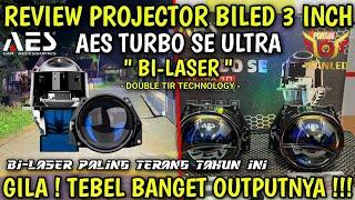 REVIEW BILED AES TURBO SE ULTRA BI LASER 3 INCH BLUE LENS TIR TECHNOLOGY BILED AES BI LASER#biled