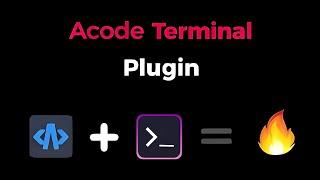 AcodeX Terminal In Acode Editor Android phone