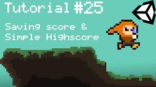 Unity 5 2D Platformer Tutorial - Part 25 - Saving score & Simple Highscore