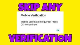 How to skip verification of any app or game||*must watch