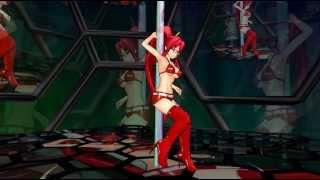 【MMD】 Yoko - Sexy Pole Dance