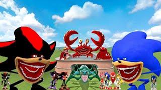 NEW UPGRADED ZOOCHOSIS MONSTERS VS SHADOW TAPES & SONIC TAPES FAMILY in Garry's Mod!