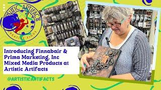 Introducing @FinnabairArtStudio & @primamarketinginc Products at Artistic Artifacts