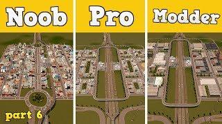 Noob VS Pro VS Modder - Building the perfect Industrial Area in Cities: Skylines
