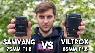 Samyang 75mm f1.8 vs Viltrox 85mm f1.8