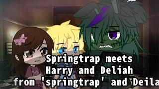 ️Springtrap meet's characters from 'Springtrap and Deilah comic' ️(Harry and Deilah)