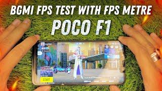 BGMI FPS Test with FPS Metre in the BEST Custom ROM for POCO F1 Only