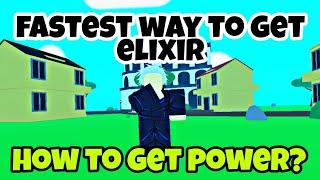 How to get elixir and power fast in anime punching simulator | how to increase power