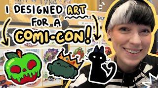 ART VLOG  traveling to Penti-Con for artist alley! | full time illustrator