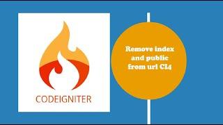 How to Remove 'index' and 'public' from URL in CodeIgniter 4 (CI4) updated