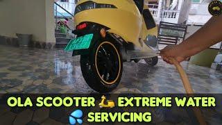 Ola Scooter Extreme Water Servicing