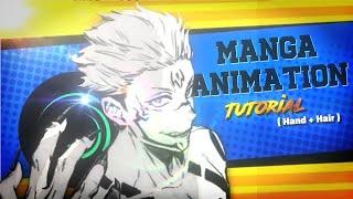 Manga Animation Tutorial | Hand And Hair Animation || [ Alight Motion ] & [ IbisPaint X ]