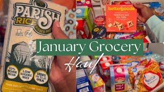 First Grocery Haul of 2025 | January 2025 Monthly Grocery Haul