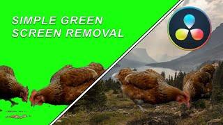Easy Green Screen Removal in Davinci Resolve 16
