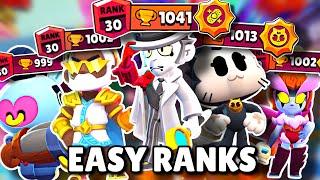 Top 10 Easiest Rank 30s In Brawl Stars (New Meta)