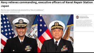 NAVY COMMANDING OFFICER AND EXECUTIVE OFFICER relieved of command!