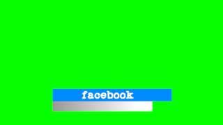 facebook lower third green screen