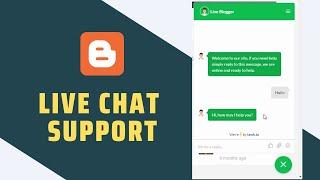 How To Add Live Chat Feature For Your Blogger Website - Live Blogger