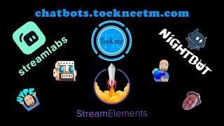 Setup StreamElements Chatbot using chatbots.toekneetm.com Tutorial 1 of 4 Initial Setup and Commands