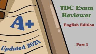 TDC LTO Examination Reviewer (English Edition) Part 1