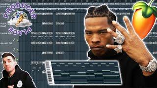 Making a Hard Beat for Lil Baby | FL Studio Tutorial 2021