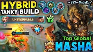 Hyper Supreme Masha Jungle Emblem with Hybrid Tanky Build 2022 • Top Global Masha by ~SSS~MaDaRa~ ML