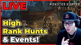  LIVE: Monster Hunter Wilds High Rank Hunts with a Bow Main | 1440p 60fps Gameplay