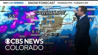 Rain, snow and wind across Colorado, higher uncertainty across Denver