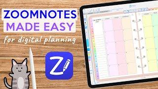 ZoomNotes Tutorial for Digital Planning | Finding ZoomNotes Overwhelming?