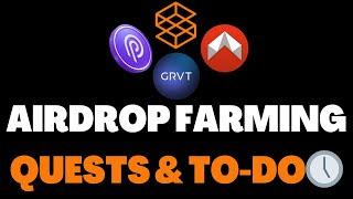 AIRDROP UPDATES #3 ️ QUESTS, TIMELINES & TO-DO 