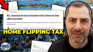 Home Flipping Tax Hits BC Real Estate Market