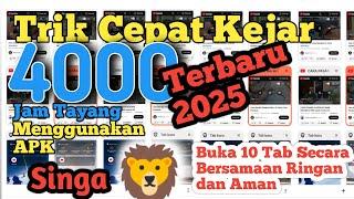 Cara Cepat Kejar 4000 Jam Tayang YouTube | Tahun 2025