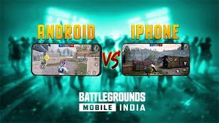 ANDROID VS IPHONE BGMI COMPARISON | BGMI GAMEPLAY | LOW END DEVICE | MALAYALAM