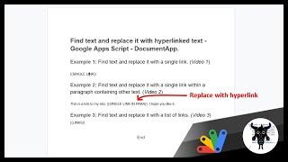 Find and replace linked text within a paragraph in Google Docs with Google Apps Script DocumentApp