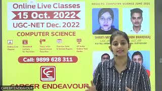 UGC-NET Computer Science Online Coaching. Ph. 9899 628 311