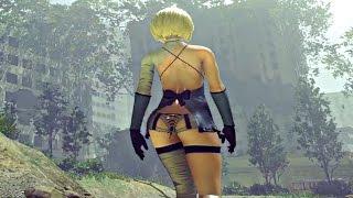 Nier Automata - DLC All Hair Colors & Revealing Outfit + New Items