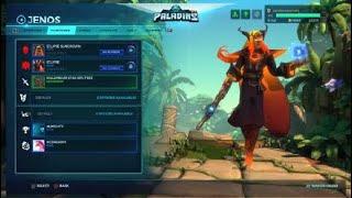 Paladins skins and emotes Jenos 2