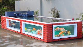 How To Make Outdoor Aquarium 2000gal - Design And Decorations